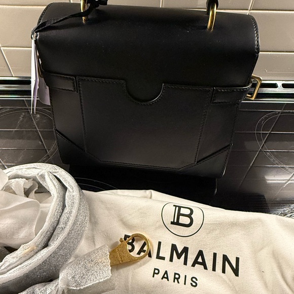 Balmain b buzz top handle bag - Picture 3 of 6